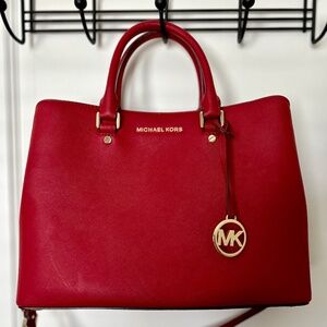 Cherry Red Michael Kors Purse
